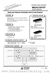 M62421FP datasheet pdf Mitsubishi Electric Corporation