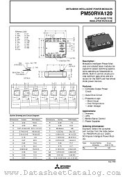 PM50RVA120 datasheet pdf Mitsubishi Electric Corporation