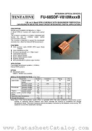 FU-68SDF-V810MXXXB datasheet pdf Mitsubishi Electric Corporation