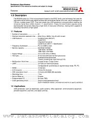 M30245MCGP datasheet pdf Mitsubishi Electric Corporation