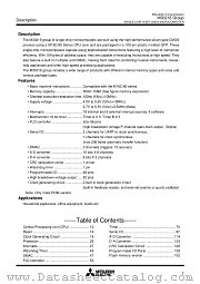 M30218FCFP datasheet pdf Mitsubishi Electric Corporation