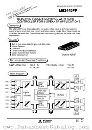 M62440FP datasheet pdf Mitsubishi Electric Corporation