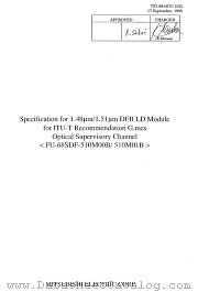 FU-68SDF-510M00B datasheet pdf Mitsubishi Electric Corporation