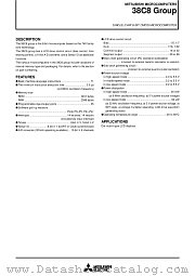 M38C89EFFP datasheet pdf Mitsubishi Electric Corporation