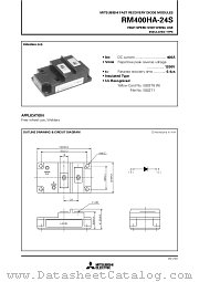 RM400HA-24S datasheet pdf Mitsubishi Electric Corporation