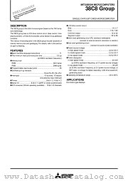 M38C89EFFP datasheet pdf Mitsubishi Electric Corporation