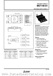 M57140-01 datasheet pdf Mitsubishi Electric Corporation