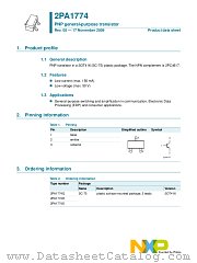 2PA1774R datasheet pdf NXP Semiconductors