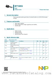 BT169G datasheet pdf NXP Semiconductors