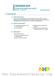 BUK9606-55A datasheet pdf NXP Semiconductors