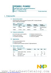 PUMB2 datasheet pdf NXP Semiconductors