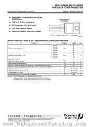 BD543C datasheet pdf Power Innovations