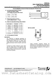 TISP2310L datasheet pdf Power Innovations