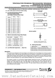 TISP4070H3LM THRU TISP4095H3LM, TISP4125 datasheet pdf Power Innovations