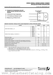 BDW83B datasheet pdf Power Innovations