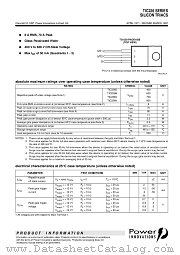 TIC226 SERIES datasheet pdf Power Innovations