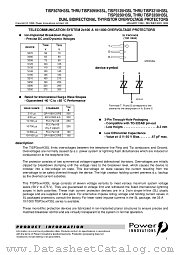 TISP3070H3SL THRU TISP3095H3SL, TISP3125 datasheet pdf Power Innovations