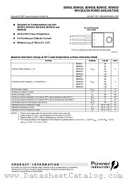 BDW53C datasheet pdf Power Innovations