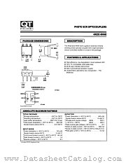 4N39 datasheet pdf QT Optoelectronics