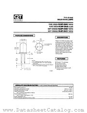 HLMP-D640 datasheet pdf QT Optoelectronics