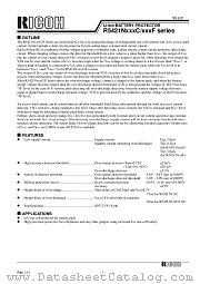 R5421NXXXC SERIES datasheet pdf Ricoh