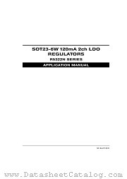 R5322N SERIES datasheet pdf Ricoh