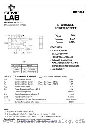 IRFE024 datasheet pdf SemeLAB