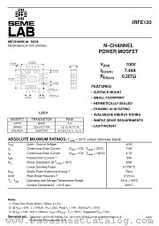 IRFE130 datasheet pdf SemeLAB