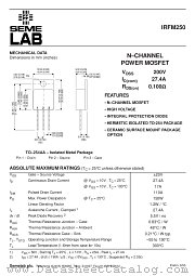 IRFM250 datasheet pdf SemeLAB