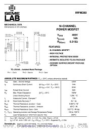 IRFM350 datasheet pdf SemeLAB