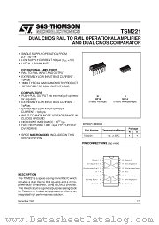 TSM221 datasheet pdf SGS Thomson Microelectronics