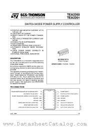 TEA2260 datasheet pdf SGS Thomson Microelectronics