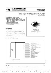 TEA5101B datasheet pdf SGS Thomson Microelectronics