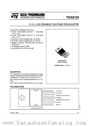 TDA8132 datasheet pdf SGS Thomson Microelectronics