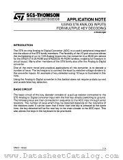 AN431 datasheet pdf SGS Thomson Microelectronics