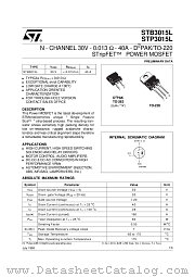 STB3015L datasheet pdf SGS Thomson Microelectronics