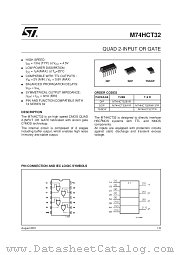 M74HCT32RM13TR datasheet pdf SGS Thomson Microelectronics