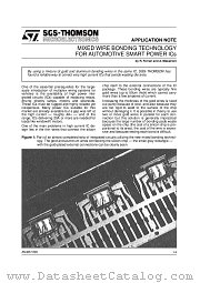 AN483 datasheet pdf SGS Thomson Microelectronics