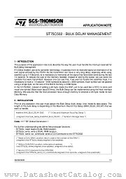 AN538 datasheet pdf SGS Thomson Microelectronics