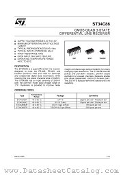 ST34C86BTR datasheet pdf SGS Thomson Microelectronics