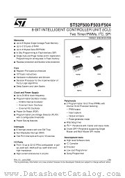 ST52F500 datasheet pdf SGS Thomson Microelectronics