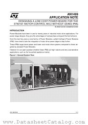 AN1499 datasheet pdf SGS Thomson Microelectronics