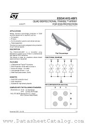 ESDA14V2-4BF1 datasheet pdf SGS Thomson Microelectronics