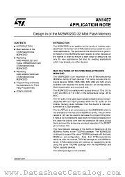 AN1457 datasheet pdf SGS Thomson Microelectronics