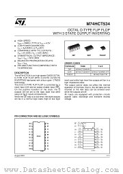 M74HCT534 datasheet pdf SGS Thomson Microelectronics