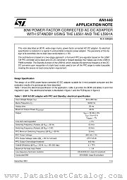 AN1440 datasheet pdf SGS Thomson Microelectronics