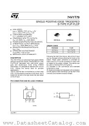 74V1T79STR datasheet pdf SGS Thomson Microelectronics