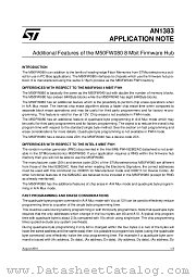 AN1383 datasheet pdf SGS Thomson Microelectronics