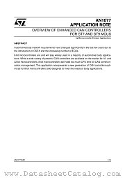 AN1077 datasheet pdf SGS Thomson Microelectronics