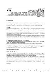 AN1317 datasheet pdf SGS Thomson Microelectronics